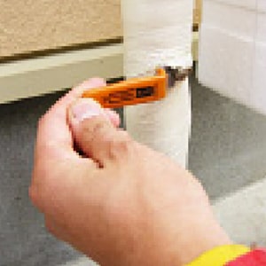 給水側のバルブを締める