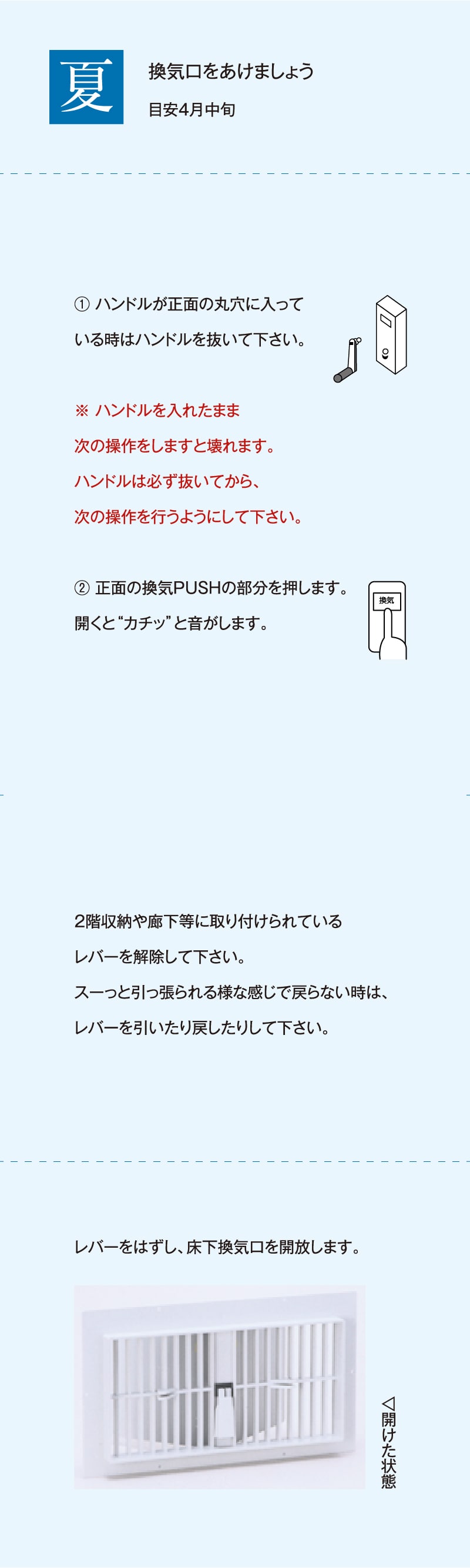 説明書・夏