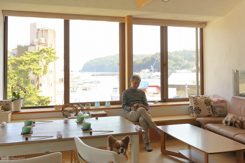 茶室のある海辺の家