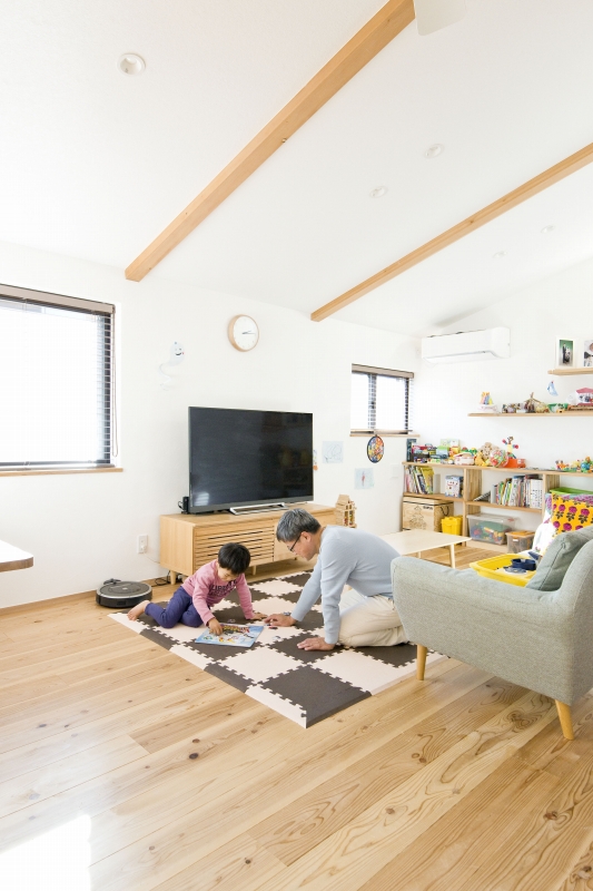 住んで癒される家です。