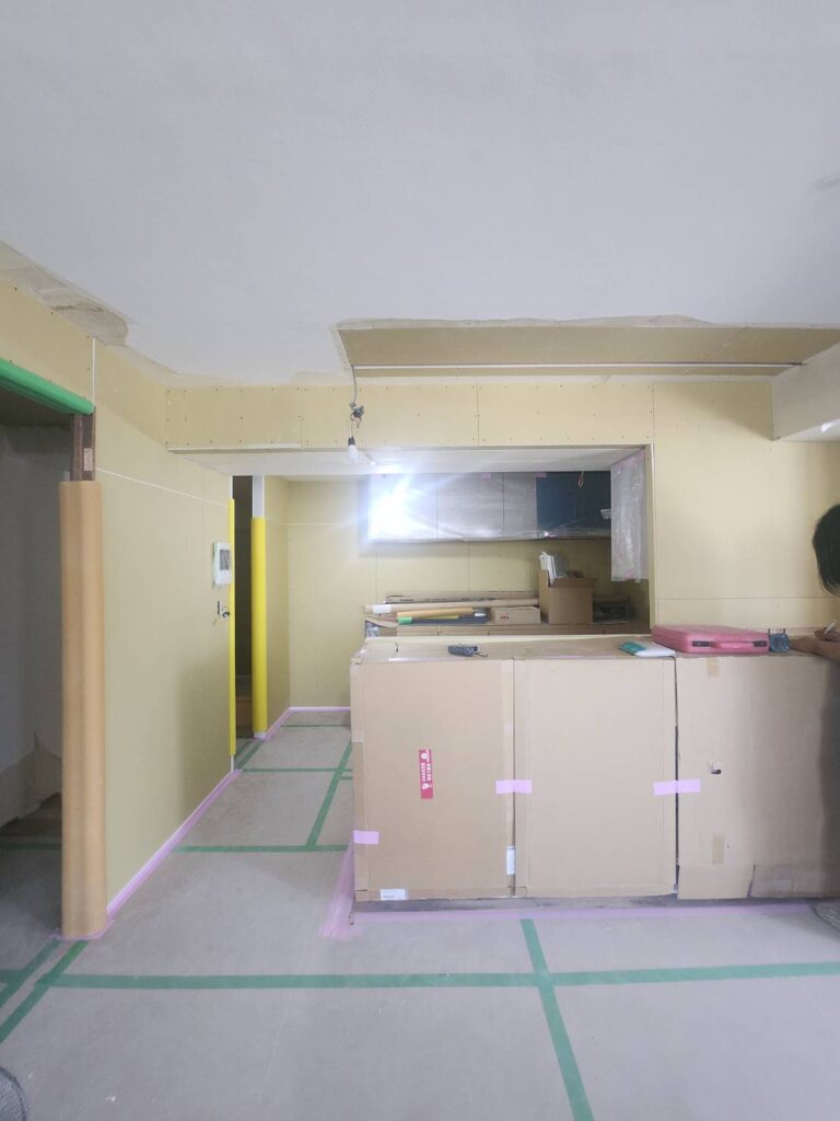 マンションリノベーション木完検査